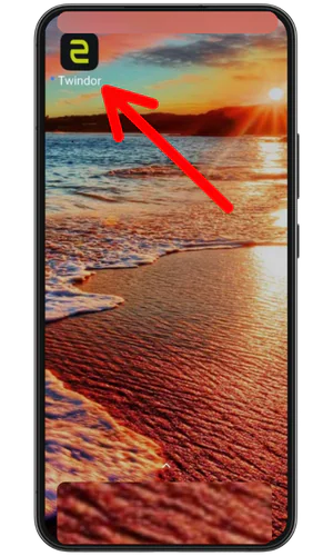 Öffne die App Twindor